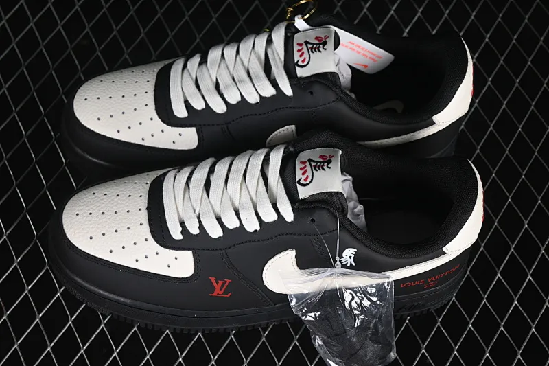 All categories Nk Air Force 1 Air Force series Nk Air Force 1 Low Air Force low-top Nike Air Force 1'07 Low Year of the Horse limited edition Ink white gel Air Force 1 low-top casual sneakers FV3694-104